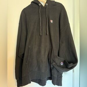 Champion Black Hoodie for Men